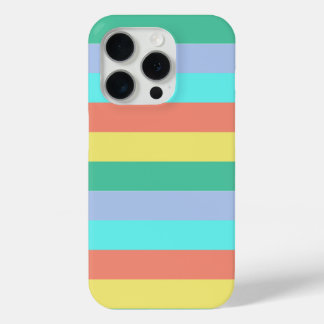 Coque iPhone 15 Pro rayures d'été