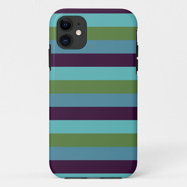 Coques Case-Mate iPhone Rayures d'harmonie côtière (Dos)