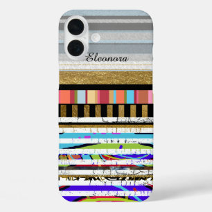 Coques iPhone 16 Plus rayures super-cool pour iPhone-6