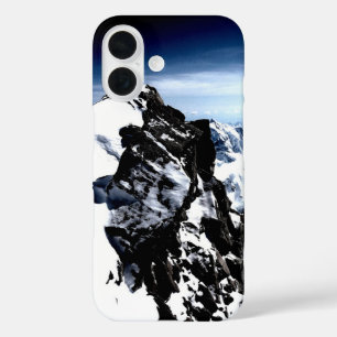 Coques iPhone 16 Réalisation de l'alpiniste hiver de neige