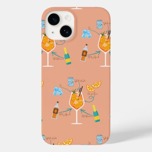 Coques Case-Mate iPhone Recette Aperol (Verso)