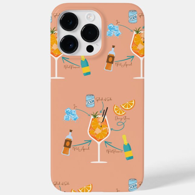 Coques Case-Mate iPhone Recette Aperol (Verso)