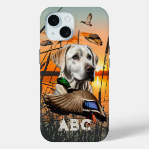 Coque Pour iPhone 15 Récupérateur personnel White Labrador