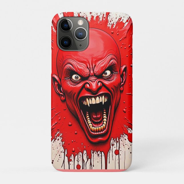 Coques Case-Mate iPhone Red Demon Fury Art (Dos)