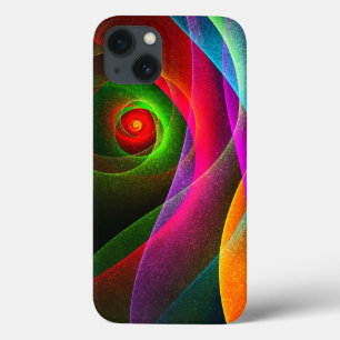 Case-Mate iPhone Case Red Green Orange Modern Abstrait Art Motif #22