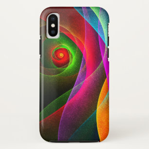 Case-Mate iPhone Case Red Green Orange Modern Abstrait Art Motif #22