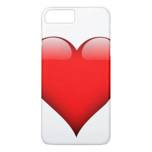 Coque iPhone 8 Plus/7 Plus Red Heart Love