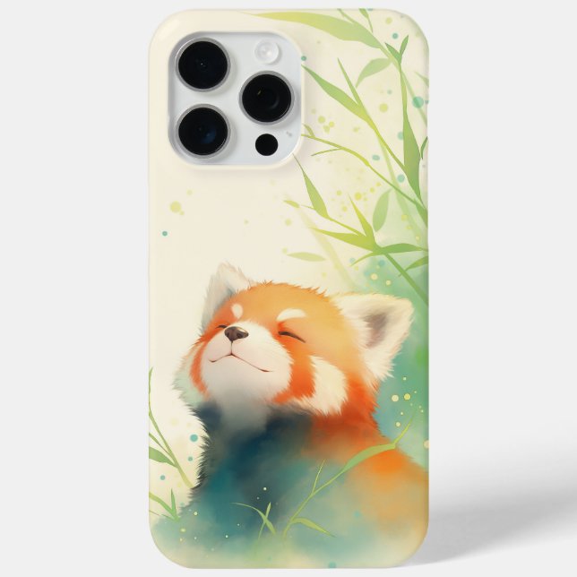 Coques Case-Mate iPhone Red Panda Peaceful Bliss (Verso)