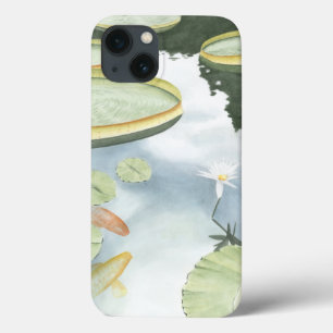 Coques Pour iPhone Réflexion de Koi Pond avec poissons et lys