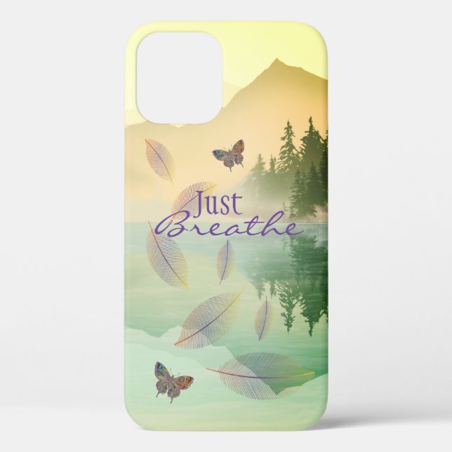 Coques Case-Mate iPhone Réflexion de la montagne Citrus JUSTE PLEINER (Verso)