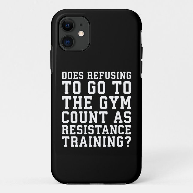 Coques Case-Mate iPhone Refus De Gymnastique, Compte Comme Formation De Ré (Dos)