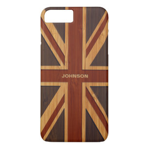 Case-Mate iPhone Case Regard en bambou et drapeau BRITANNIQUE vintage