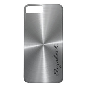 Coques Pour iPhone Regard en métal d'acier inoxydable de chrome