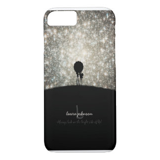 Coque iPhone 7 Regardez toujours du bon côté de la vie !