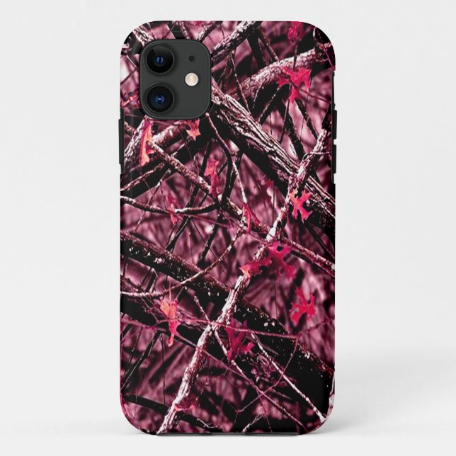Coques Case-Mate iPhone Région boisée rose Camo (Dos)