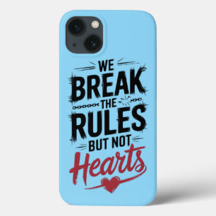 Case-Mate iPhone Case Règles de rupture, pas Coeurs : Typographie Téléph