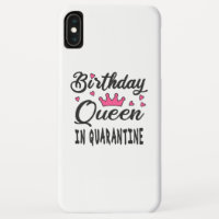Reine d'anniversaire en quarantaine
