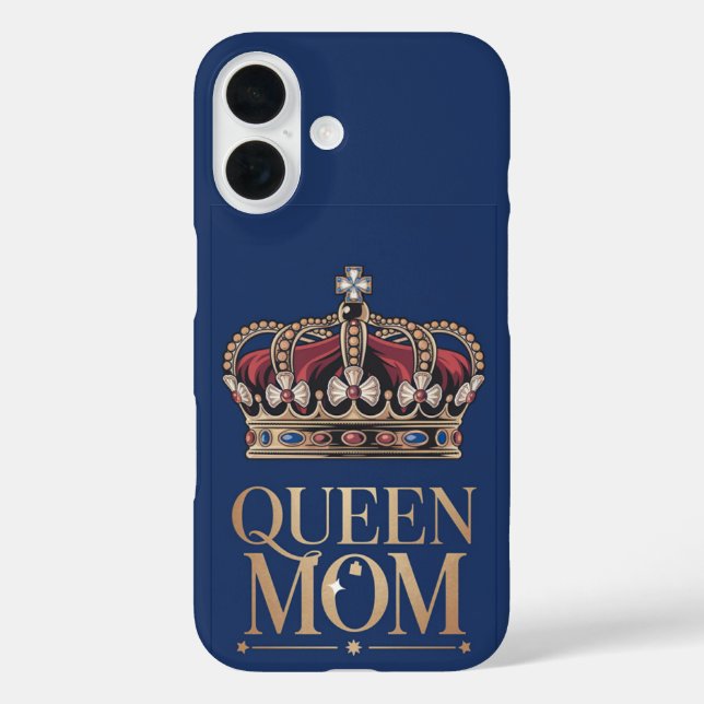 Coques Case-Mate iPhone Reine Maman Couronne (Verso)