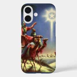 Coques iPhone 16 Religion vintage, Hommes Sages avec Étoile de Beth