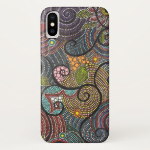 Case-Mate iPhone Case Remous et points de Fling de Boho