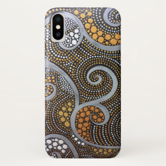 Case-Mate iPhone Case Remous métalliques et points de Boho