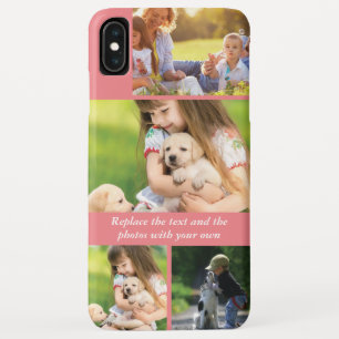 Case-Mate iPhone Case Remplacez le texte et les photos par le vôtre
