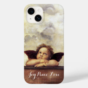 Coque Pour iPhone 14 RENAISSANCE ANGEL ailé Cherub Joy Peace Love
