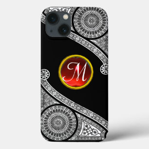 Case-Mate iPhone Case RENAISSANCE ARCHITECTURE Noir Blanc Rouge Gem Mono