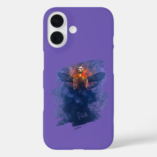 Coques iPhone 16 Renaissance. Squelette avec ailes se levant
