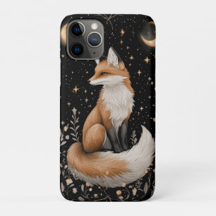 Case-Mate iPhone Case Renard céleste mystique et fleurs