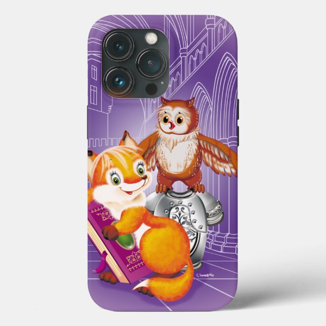 Coques Case-Mate iPhone renard et hibou (Verso)