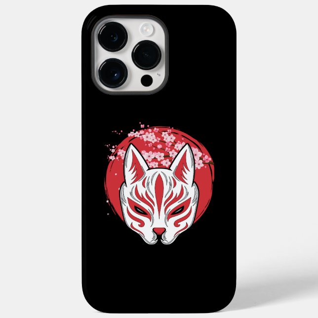 Coques Case-Mate iPhone Renard Masque Kitsune japonais (Verso)