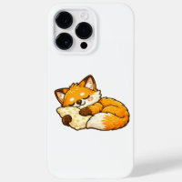 Renard Mignon Endormi au Lit
