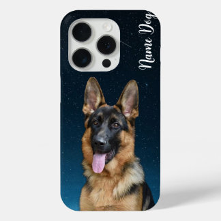 Coque iPhone 15 Pro Renommez votre chien berger allemand sur les boîti