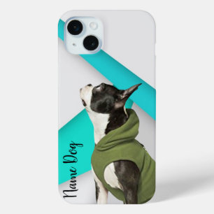 Coque iPhone 15 Mini Renommez votre chien français bulldog sur les boît