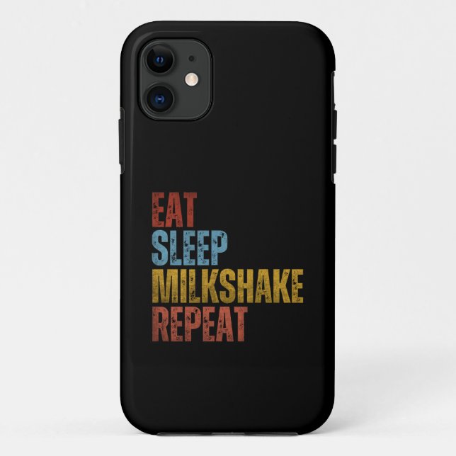 COQUES Case-Mate iPhone REPEAT SLEEP MILKSHAKE (Dos)
