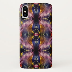 Case-Mate iPhone Case Répétition en noir et bordeaux gonflée la