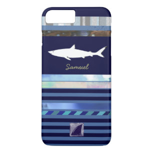 Coque iPhone 7 Plus requin roi de l'océan bleu