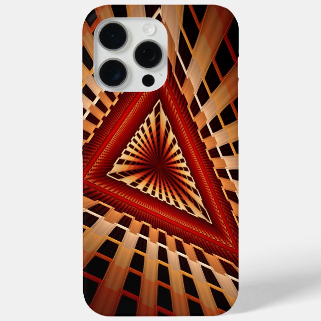 Coques Case-Mate iPhone Réseau d'Imaginaires 3D Conception graphique fract (Verso)
