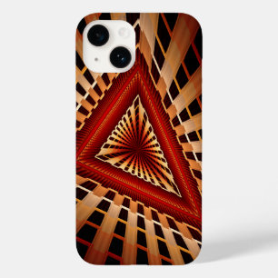 Coque Pour iPhone 14 Réseau d'Imaginaires 3D Conception graphique fract