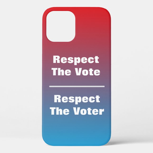 Coques Case-Mate iPhone Respecter le vote et l'électeur (Verso)