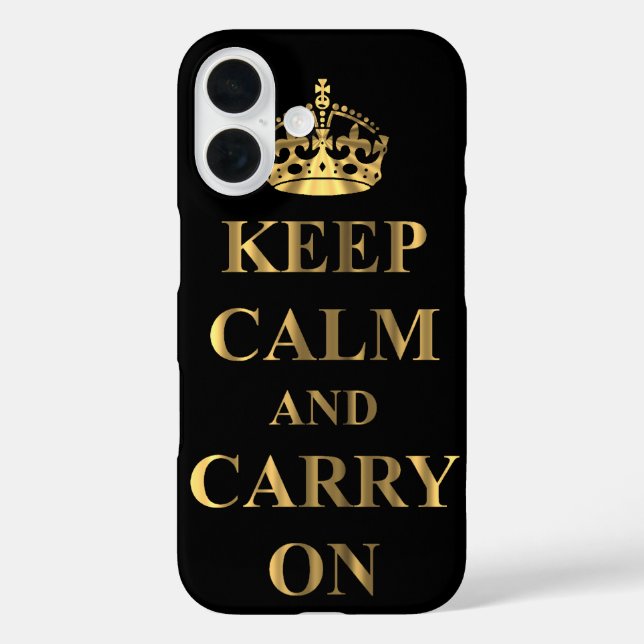 Coques Case-Mate iPhone Restez calme et continuez (Verso)