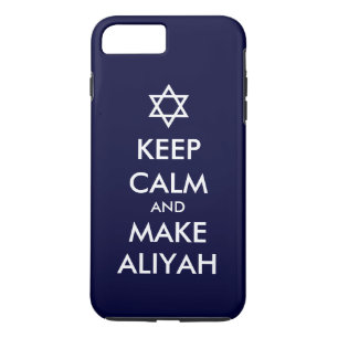 Coque iPhone 7 Plus Restez Calme Et Faites De L'Aliyah