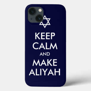 iPhone 13 Coque Restez Calme Et Faites De L'Aliyah