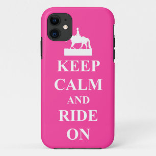 Case-Mate iPhone Case Restez calme et montez sur, rose