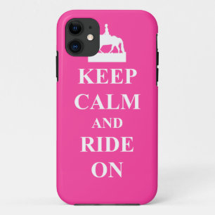 Etui iPhone Case-Mate Restez calme et rouler (rose)