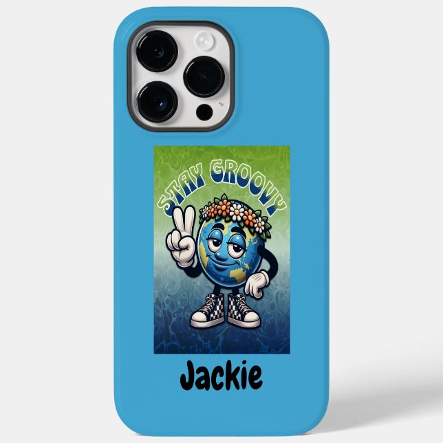 Coques Case-Mate iPhone Restez Super [MON NOM] (Verso)