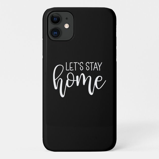 Coques Case-Mate iPhone Restons à la maison (Dos)