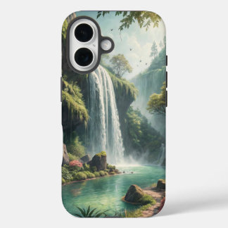 Coques iPhone 16 Retraite des chutes d'eau enchantées