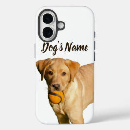 Coques iPhone 16 Retriever d'or personnalisé -
